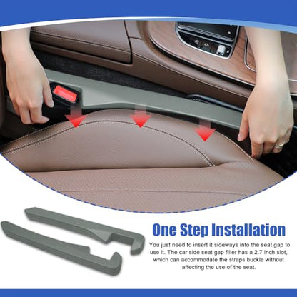 2PCS Car Seat Gap Filler (Gray)