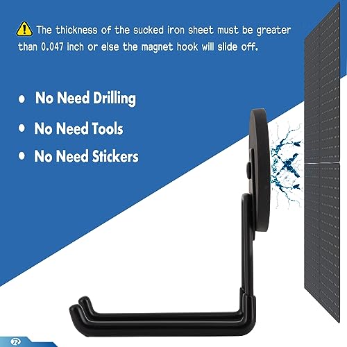 2 Pcs Magnetic Hook Heavy Duty (Large L HOOK)