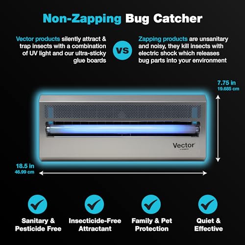 Vector 15 Commercial UV Fly Light Trap (15W Silver)