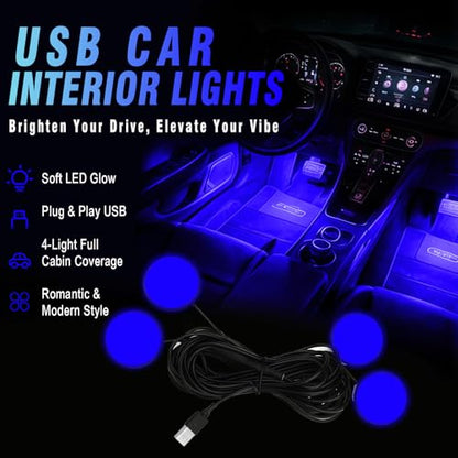Car Interior LED Lights (Blue)