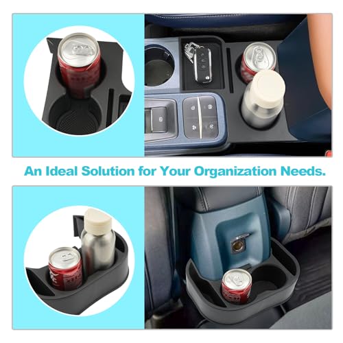 2022 2024 Maverick Car Cup Holder Organizer for Maverick Center Console CupHolders Expander Fit for First Row and Second Row 2022 2023 2024 Maverick Pickup Truck Interior Accessories (Cup Holder Organizer)