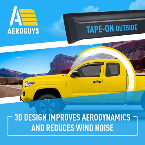 Extra Durable Window Deflectors Tape (For Toyota Tacoma 16-23)
