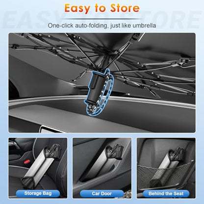 Windshield Sunshade Umbrella for 2022 (for 2022-2026 Grand Cherokee)