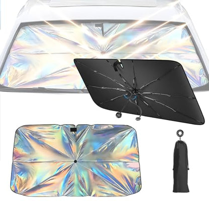 Car Windshield Sun Shade Umbrella (55"x31")
