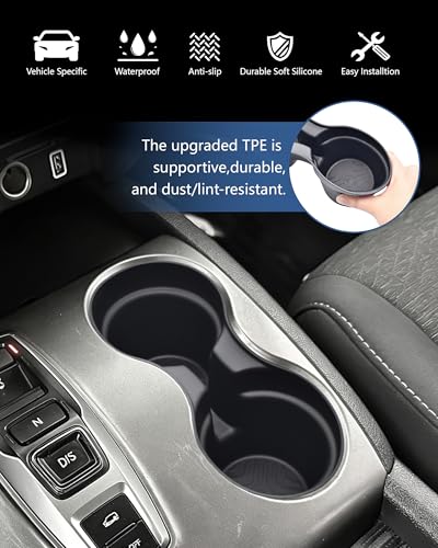 Cup Holder Inserts for Honda Pilot 2016 (For Pilot 16-22&Ridgeline 17-23&Passport 19-23)