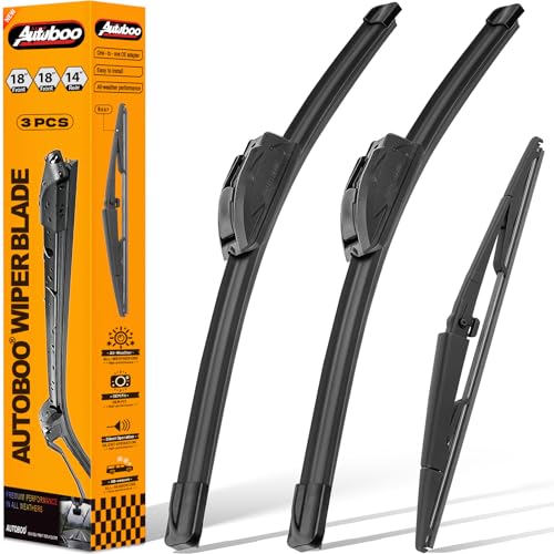 Windshield Wiper Blade Replacement for Jeep Commander 2006 (18"+18"+14")