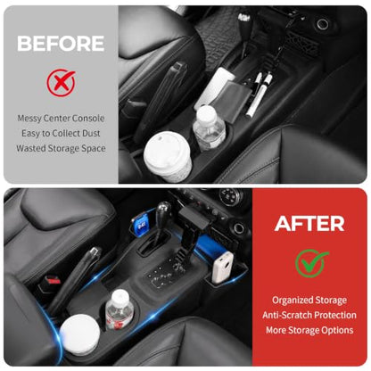 Center Console Organizer with Cup Holder Insert for 2011