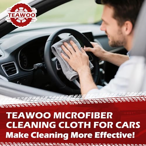 Microfiber Cleaning Cloths Bulk (Grey / 400P)