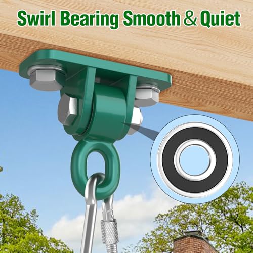 Swing Hangers with Bearing (Green / 2 Pack)