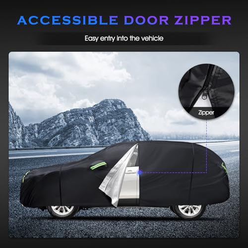 Car Cover Custom Fit for Toyota RAV4 1996 (Fit for Toyota RAV4 Black)