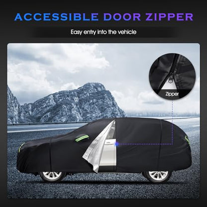 Car Cover Custom Fit for Toyota RAV4 1996 (Fit for Toyota RAV4 Black)