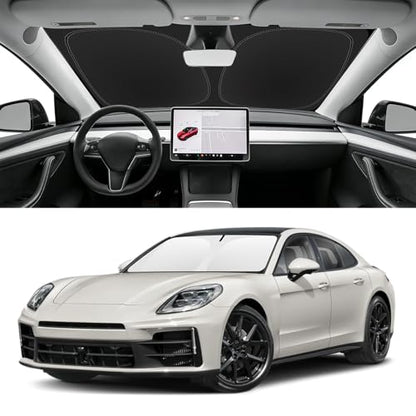 Custom Fit Windshield Sun Shade for Porsche Panamera 2017 (for 2017-2025 Porsche Panamera)