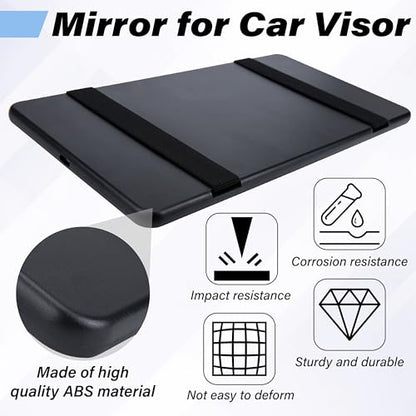 Car Sun Visor Mirror (Black)