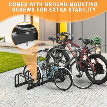 Bike Storage Rack for Garage (5 Bike Holder)
