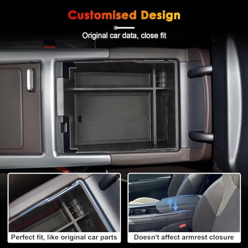 for Hyundai Palisade Center Console Organizer Tray for 2023