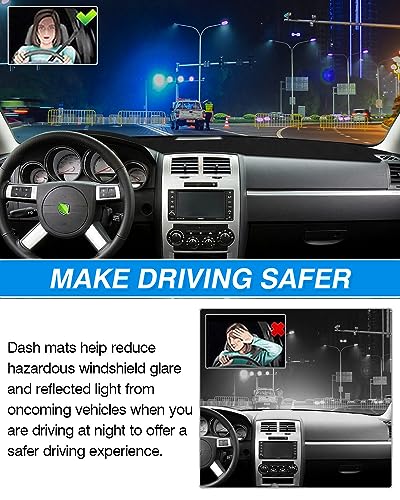Dash Cover for Dodge Charger 2008 (60*33(Dodge Charger 08-10))