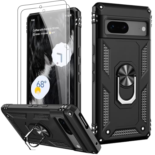 for Google Pixel 7 Case with Screen Protector (Black / Google Pixel 7)