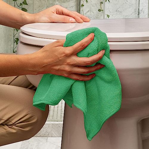 Microfiber Cleaning Cloths (Pack of 36 - 16x16 Inches / Multicolor)