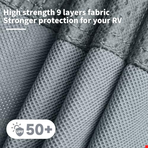 RV Cover 30 33ft (Travel Trailer Cover(Grey) / Fits 30-33FT)