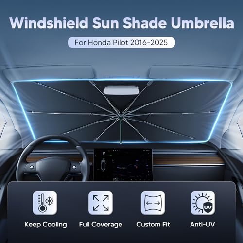 Windshield Sun Shade Umbrella for 2016 (Honda Pilot 2016-Present)