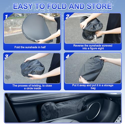 Car Windshield Sun Shade (Tesla Model Y)