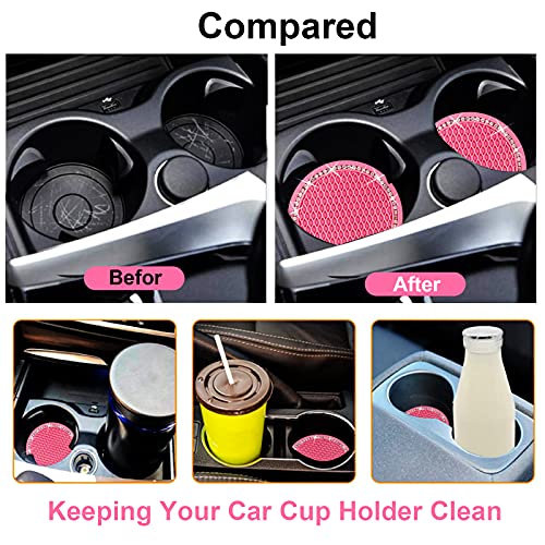 4PCS Bling Coaster (Pink / 4pack)