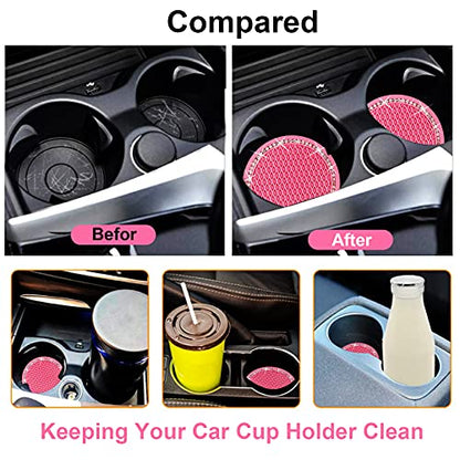 4PCS Bling Coaster (Pink / 4pack)