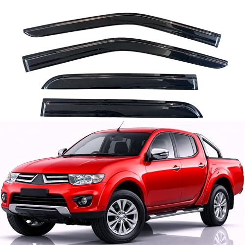 Rain Guards Fit for 2007 (2007-2014 L200 Double Cab)