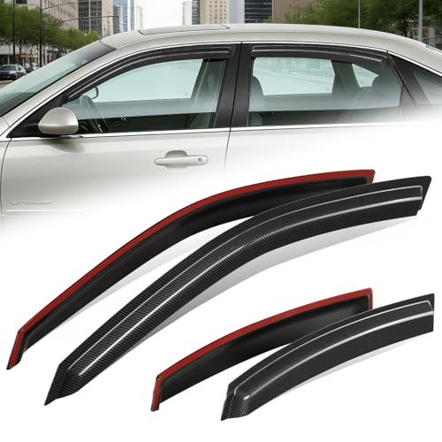 4PCS Tape On Window Visors for 2000 (00-05 Chevy Impala)