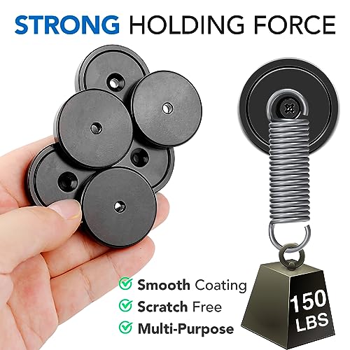 10 Pack Strong Magnets 150LB Cup Magnet with Countersunk Hole