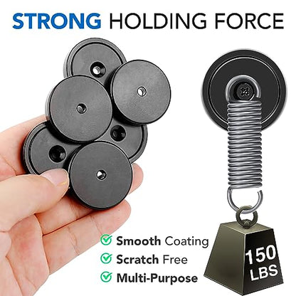 10 Pack Strong Magnets 150LB Cup Magnet with Countersunk Hole