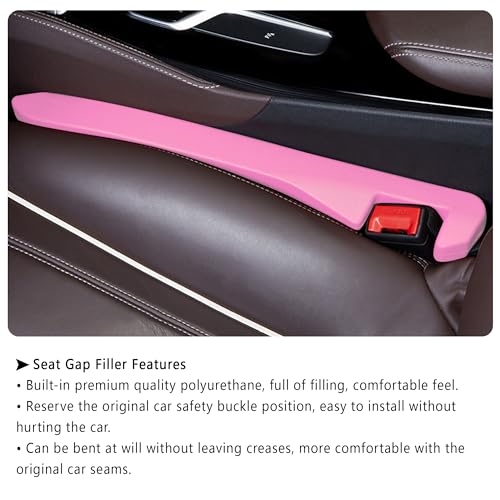 Car Seat Gap Filler 2 Pack (Pink/2pcs)