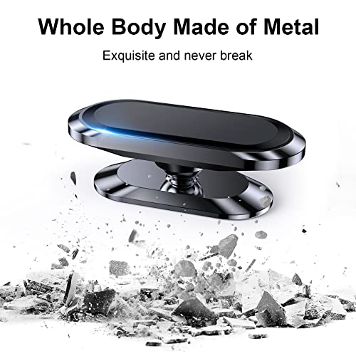 2 PACK】Magnetic phone holder for Car Dash Magnetic Car Mount for iphone (Black)