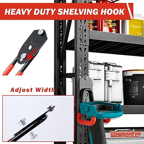 Garage Hooks Organizer Kit (12 pcs-Orange)