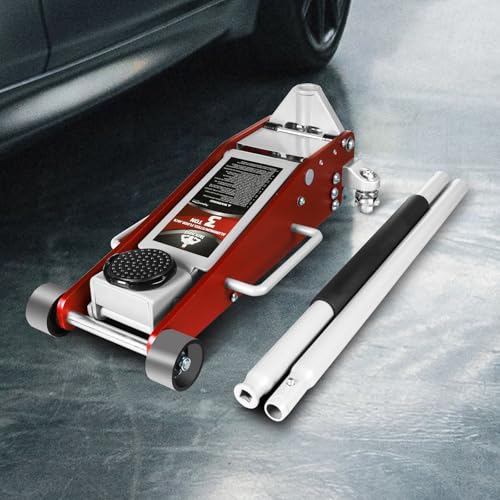 3 Ton Low Profile (3 Ton Aluminum / Red)