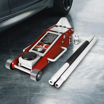 3 Ton Low Profile (3 Ton Aluminum / Red)