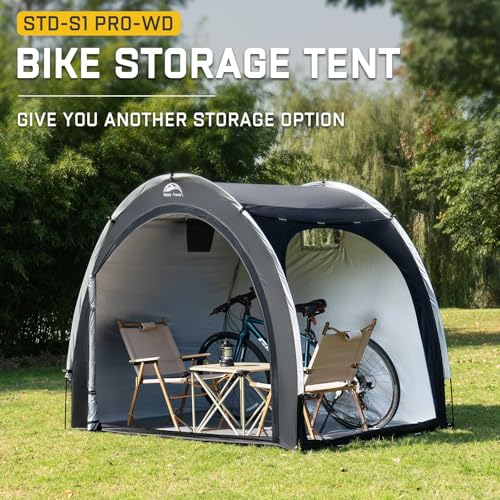 Bike Storage Shed Tent (7x5x5.6ft for 4-5 Bikes)