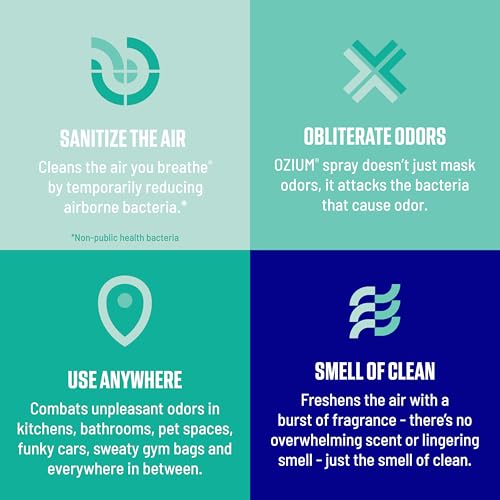 3.5 Oz. Air Sanitizer and Odor Eliminator Spray (1 Count (Pack of 4))