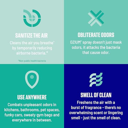3.5 Oz. Air Sanitizer and Odor Eliminator Spray (1 Count (Pack of 4))