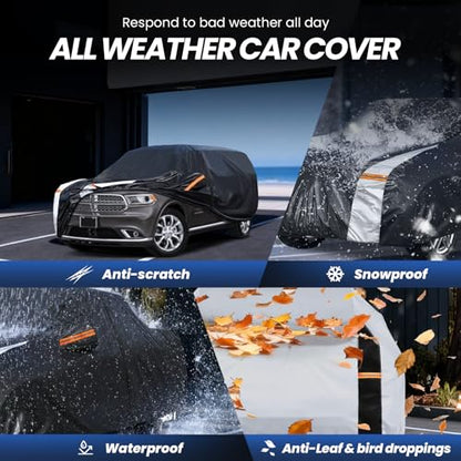Multi Layer Car Cover Custom Fit for Dodge Durango (Custom fit Dodge Durango / SUV car cover)