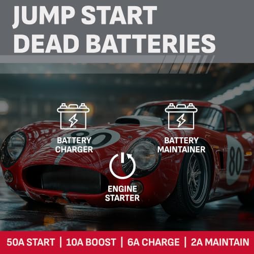 6A Car Battery Charger & Maintainer (50A 12V Car Battery Charger)
