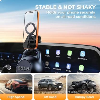 Car Phone Holder for Cadillac Lyriq 2023 (23-26 Lyriq&25-26 Optiq/CT5&24-26 XT4 & 26 Vistiq)