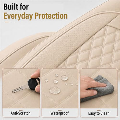 Car Seat Cover (N3 Beige / Full Set)