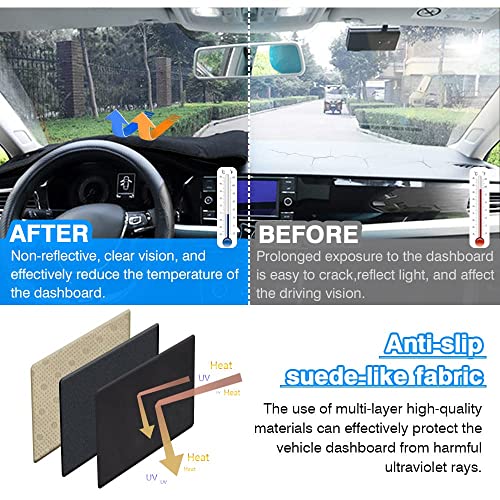 Dashboard Cover Fits for 2002 (68.90*17.72(Dodge Ram 02-05))