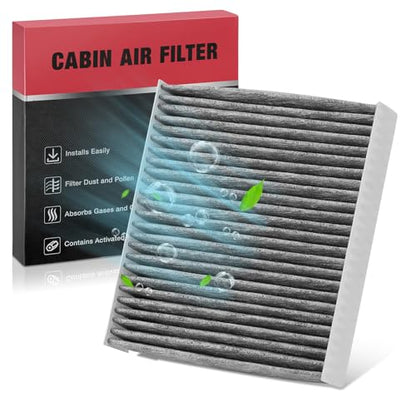 Cabin Air Filter CF11924 Compatible with Fiat 2012 (7.6" x 8" x 1.3" / CF11924)