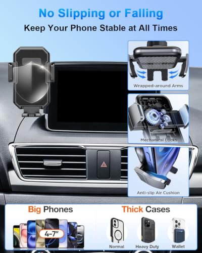 Car Phone Mount for Mazda CX (MX-5 Miata 2016-2023 /CX-3 2016-2021/3 2014-2016 / Auto Lock)