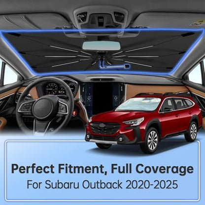 Windshield Sun Shade Intended for Subaru Outback 2020 (Fit for Subaru Outback 2020-2025)