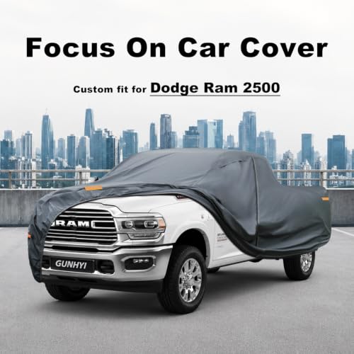 Premium Truck Cover Custom Fit Dodge Ram 2500 (07 Dodge / 7.17 Dodge Ram 2500/3500 Crew Cab Short Bed)