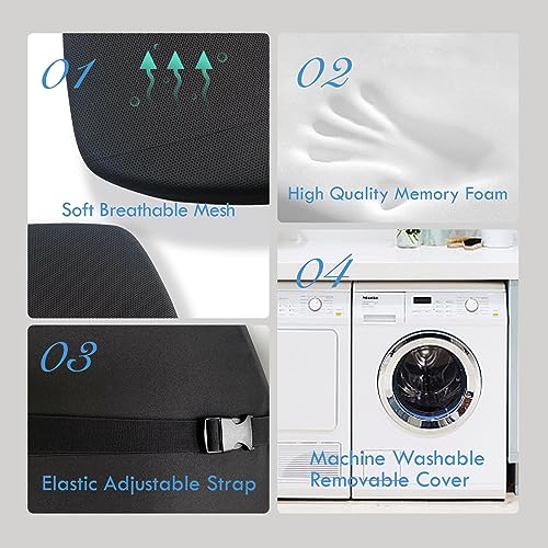 Super Cozy Lumbar Support Pillow for Car (Backsaver-two)