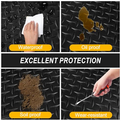 7.5x18 FT Garage Floor Mat (Black / 7.5x18 FT)